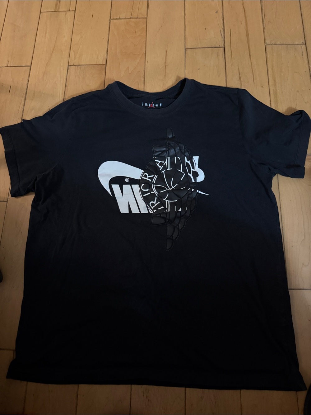 Nike Black Short-Sleeve Logo Graphic Tee